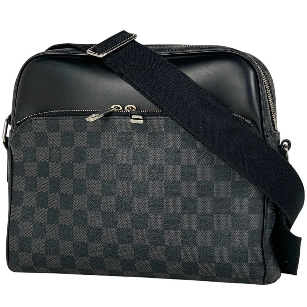Louis Vuitton Dayton Messenger Bag Shoulder Damier Graphite Noir Black